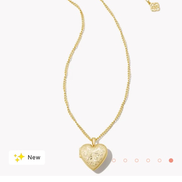 LoveShackFancy Jewelry - Kendra Scott x LoveShackFancy Locket Necklace in Gold